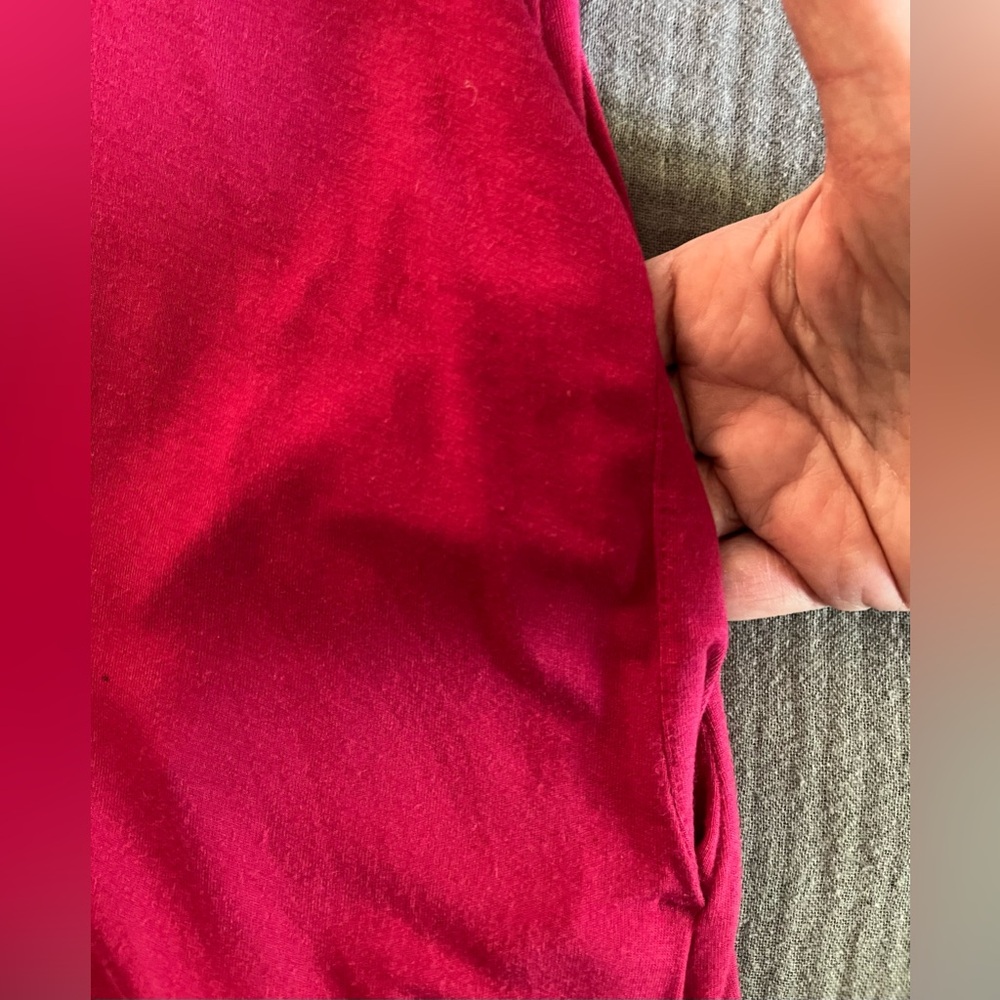 Lane Bryant deep pink bottom cinch side ties maxi dress 22/24 - Picture 8 of 10